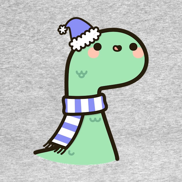 Cute Nessie in hat by KnuckersHollow